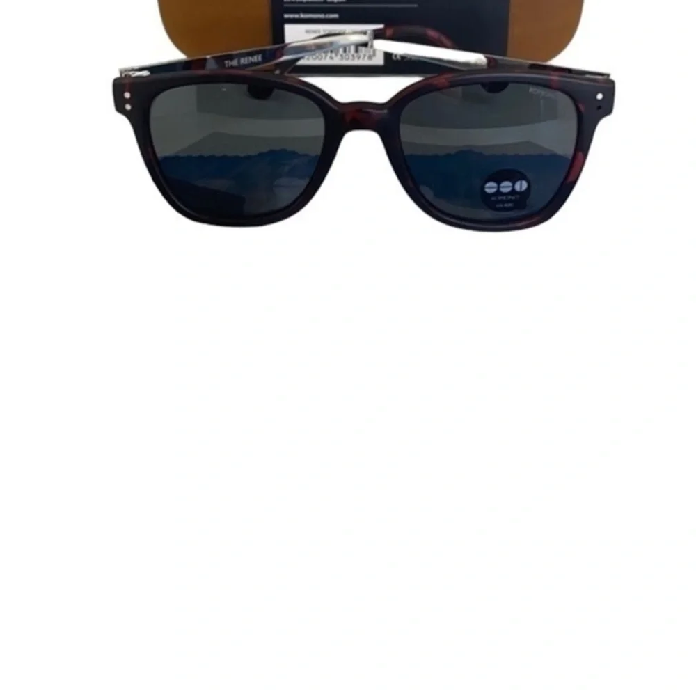 Komono New Renee Tortoise/Silver Sunglasses